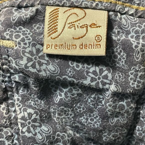 PAIGE verdugo jegging size 29 dark wash mild distressing - Picture 6 of 9